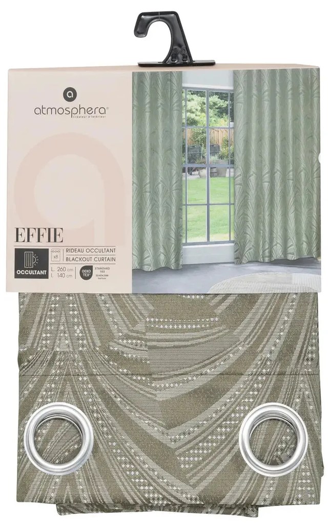 Блекаут завеса atmosphera Effie, 140x260 cm - Кафяв