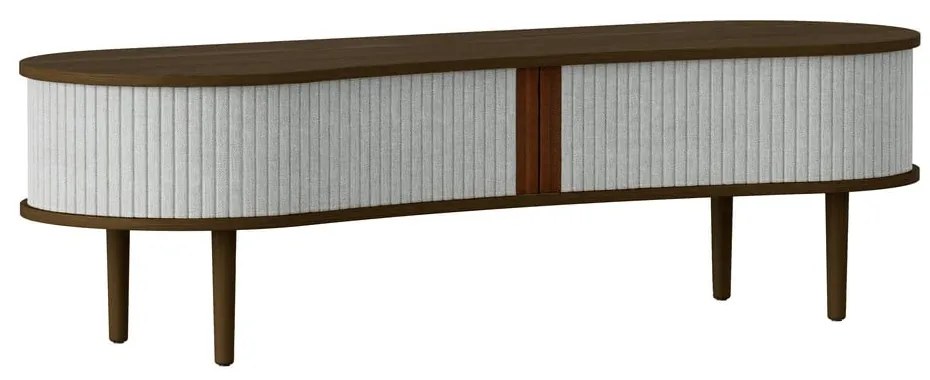 ТВ масичка в сиво-кафяво от дъб 140x40 cm Audacious - UMAGE