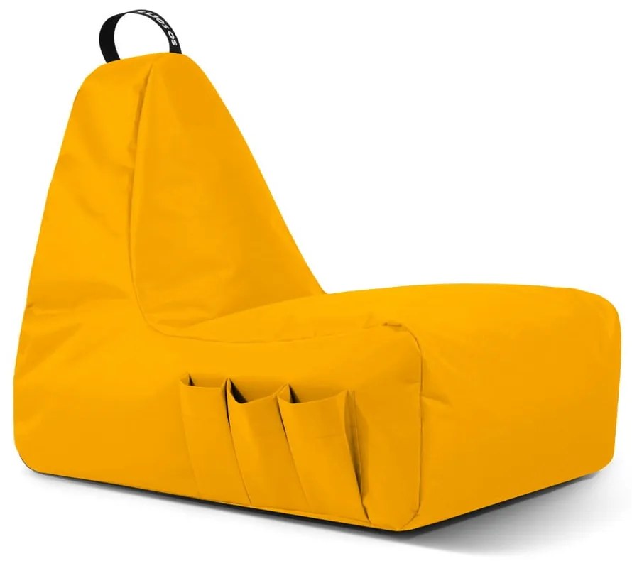 Жълт пуф Chill Gamer XL – So Soft?