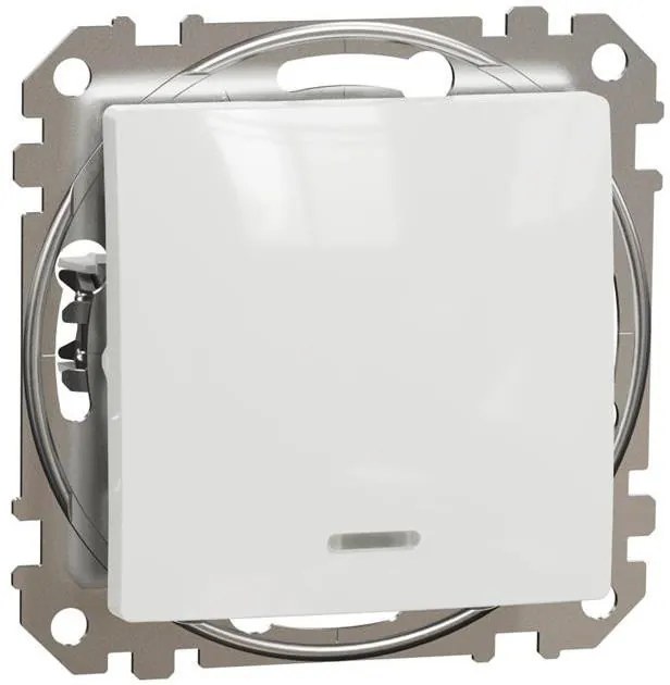 SE Еднополюсен ключ с индикатор цвят Бял Sedna  - SDD111101N