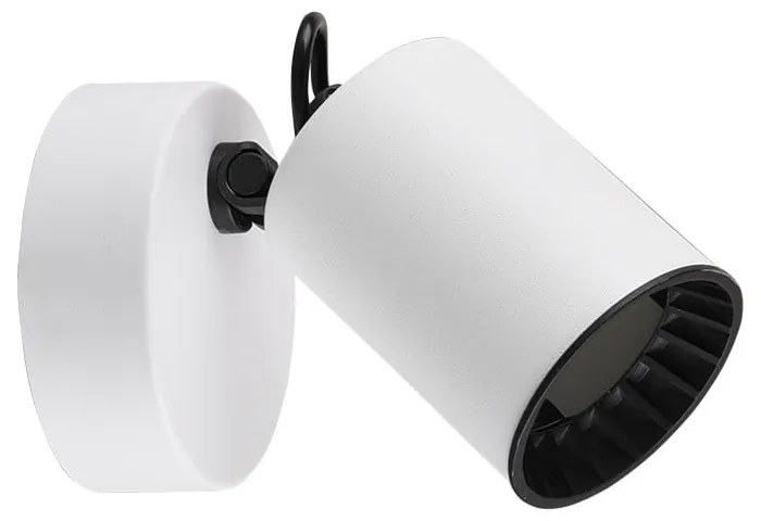 Бяла прожекторна лампа ø 6 cm Pago - Trio