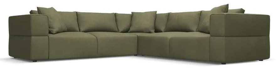 Светлозелен променлив ъглов диван Esther – Milo Casa