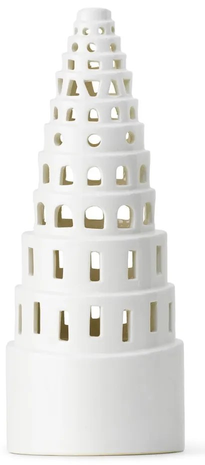 Бял керамичен коледен свещник Lighthouse, ø 9 cm Urbania Lighthouse High Tower - Kähler Design