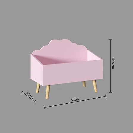 Детски скрин за съхранение atmosphera Cloud MDF - Сив
