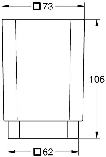 Поставка за четка за зъби Grohe Selection Cube