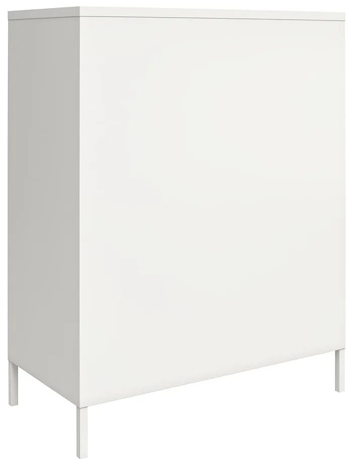 Бяло метално шкафче 40x102x80 cm Mission District – Støraa