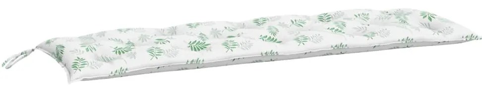 Възглавници за градински пейки 2 бр на листа 150x50x7 см плат Alexandre