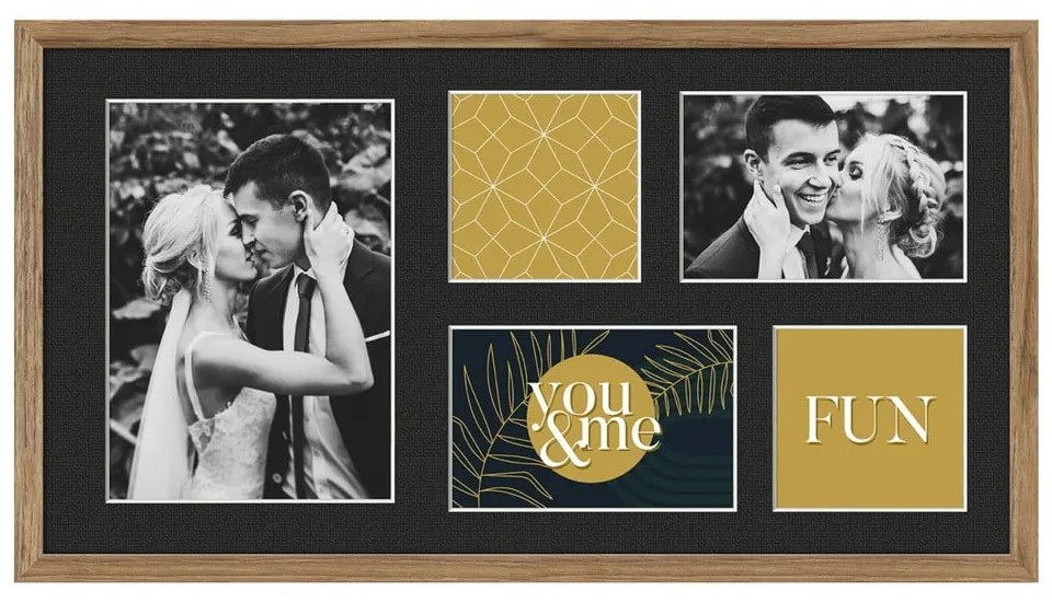 Рамка 29x53 cm Kyoto Black - Styler