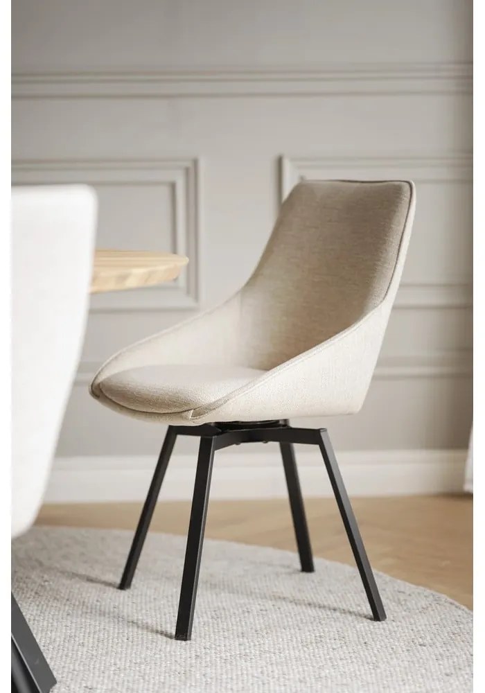 Бежови трапезни столове в комплект от 2 бр. Alison – Rowico