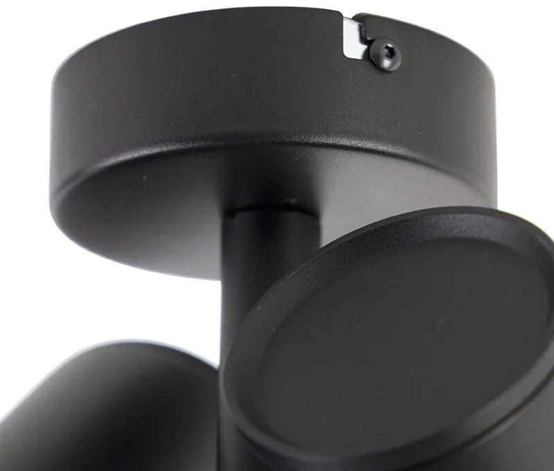 Дизайнерски прожектор черен 2 лампи - Scopio Honey