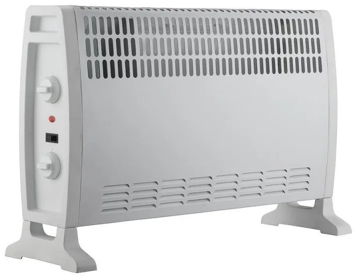 Конвектор Finlux FCH-1033 Orca, 2000W, 3 степени, 20 м2, Защита от прегряване, Турбо вентилатор, Бял