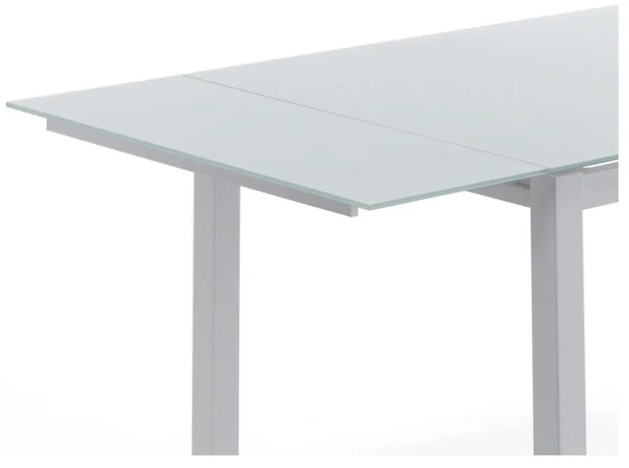 Сгъваема маса за хранене със стъклен плот 80x140 cm New Daily - Tomasucci