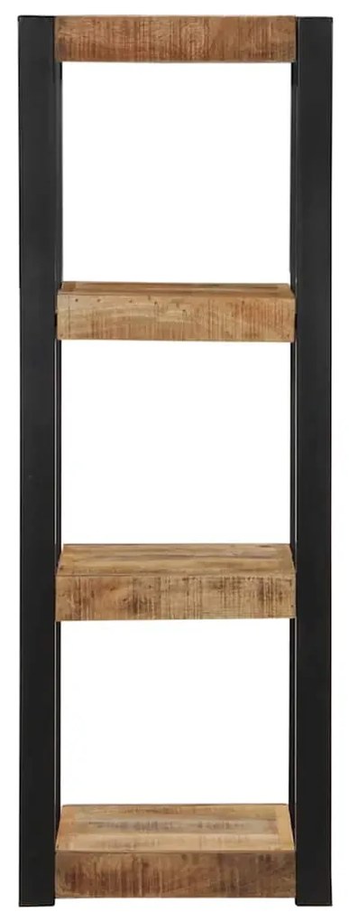 4015935 vidaXL Стенен рафт 35x35x100 cm Масивна груба дървесина Манго