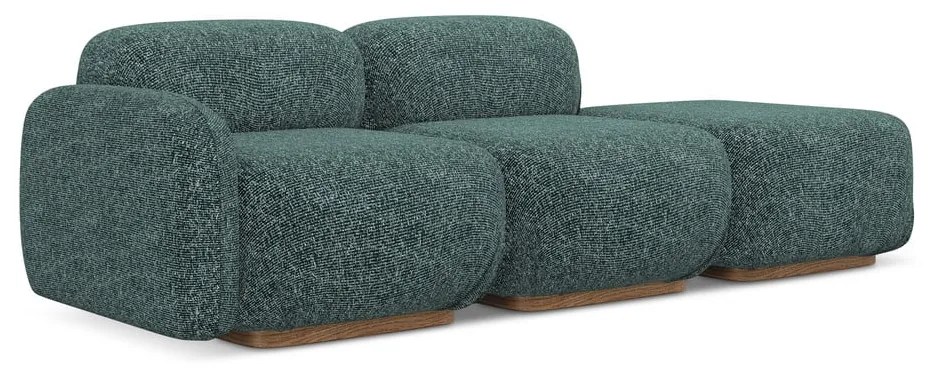 Тюркоазен модулна лежанка (ляв ъгъл) Ailani – Makamii