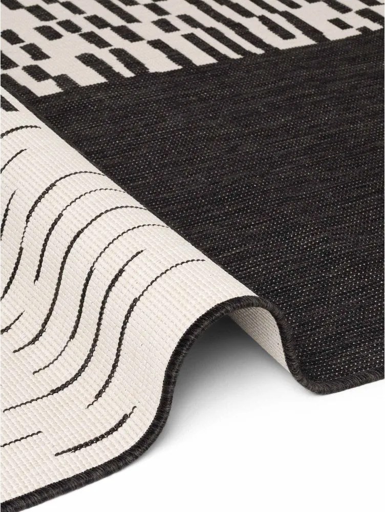 Черен/кремав килим за открито и закрито 120x170 cm Haringey Acacia – Ted Baker