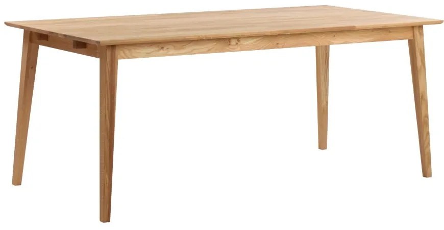 Маса за хранене от естествен дъб , 180 x 90 cm Filippa - Rowico