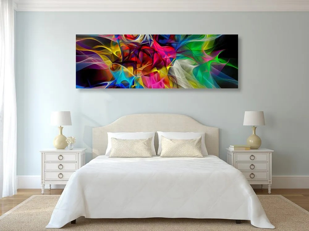Картина на платно – Абстрактен цветен хаос