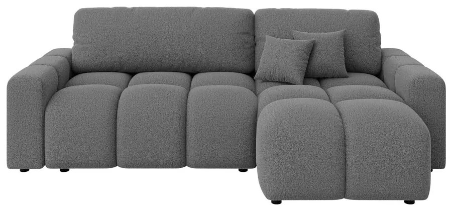 Сив разтегателен ъглов диван (променлив) Luki – Ropez