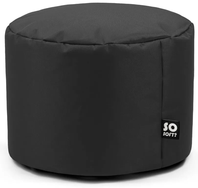 Сив детски пуф Dot M – So Soft?