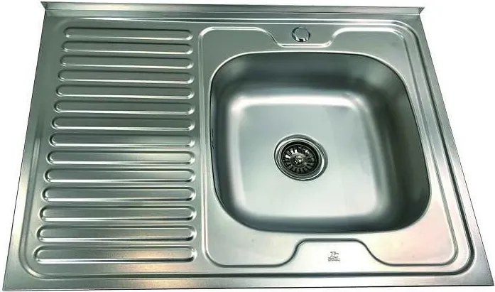 Кухненска мивка ICK 8660A L, алпака, лява, с отвор за смесител, 80x60см