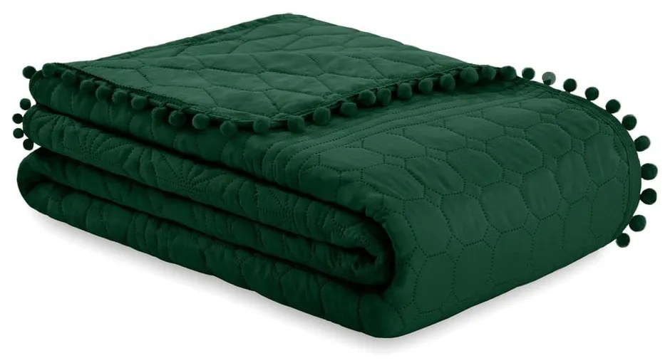 Зелено покривало за легло 170x210 cm Meadore – Restilo