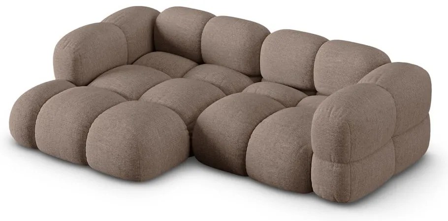Кафяв ъглов диван (ляв ъгъл) Loretto – Cosmopolitan Design