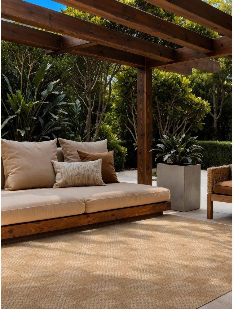 Кремав/в естествен цвят килим за открито и закрито 200x300 cm Haringey Dorothy – Ted Baker