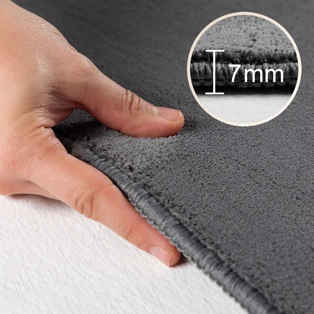 Сив кръгъл килим подходящ за пране ø 160 cm Sky – Ayyildiz Carpets