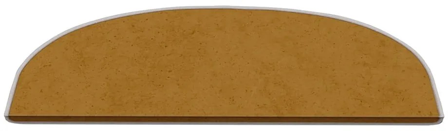 Светлокафяви килимчета за стълби в комплект от 16 части 20x65 cm Plain Color - Vitaus