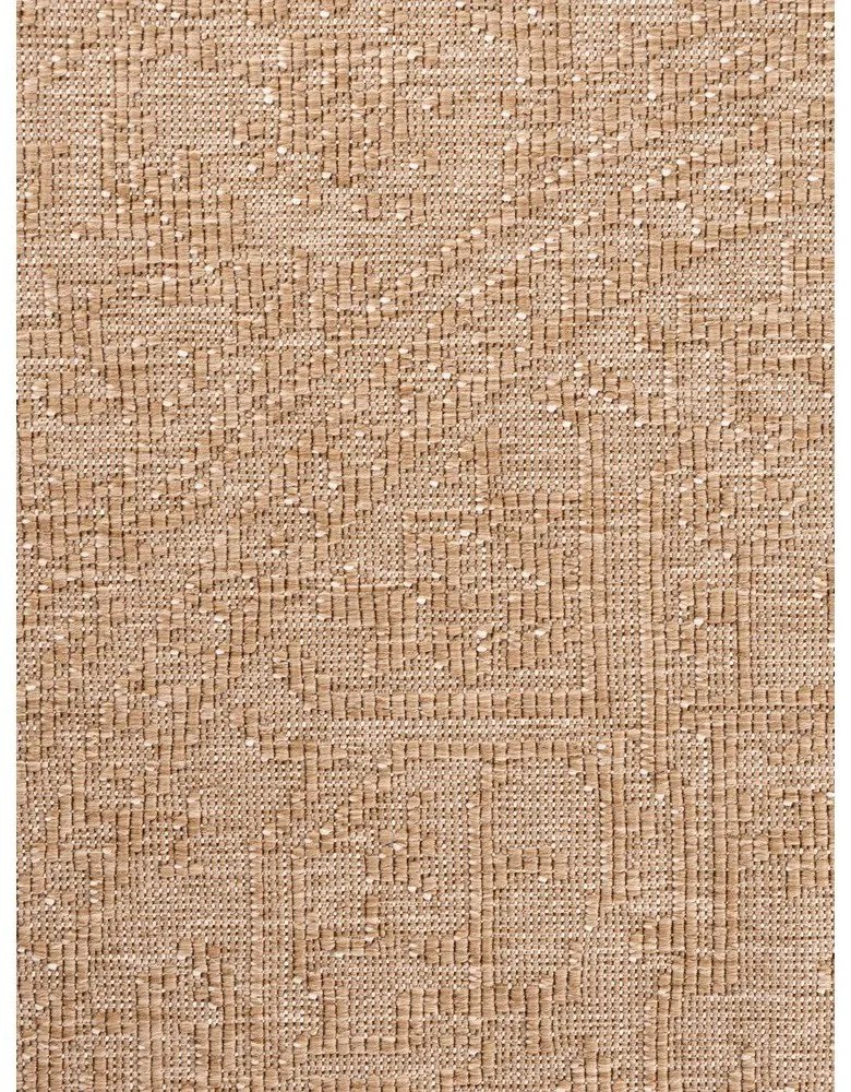 Кръгъл килим за открито и закрито в цвят слонова кост и бежово ø 160 cm Duet Kona – NORTHRUGS