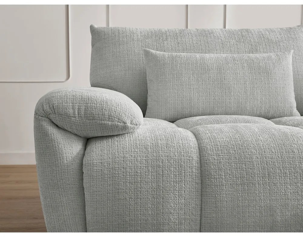 Светлосив шенилов диван 264 cm Ivane – Bobochic Paris