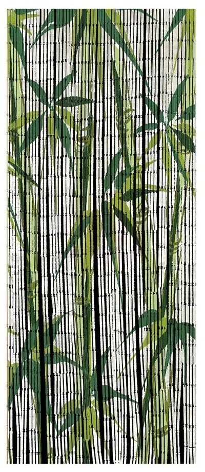 Зелена бамбукова завеса за врата 200x90 cm Bamboo - Maximex