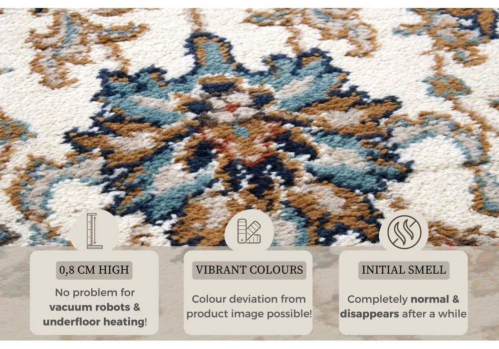 Кремав килим 57x90 cm Orient Saraceni – Hanse Home