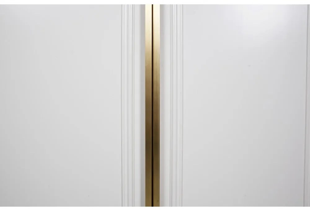 Светлосив гардероб от масивен бор 110x215x62 cm Organize – WOOOD