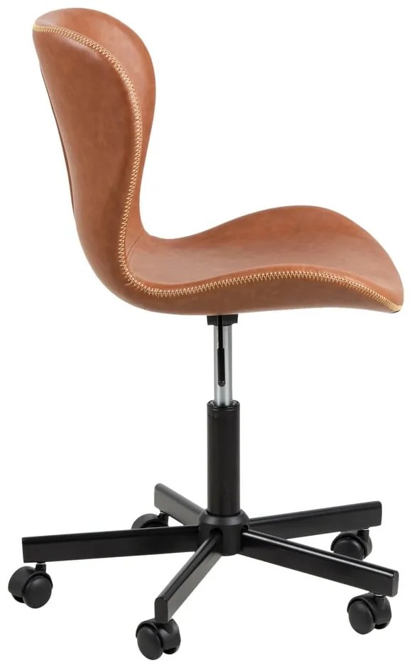 Кафяв офис стол в цвят коняк Batilda - Actona