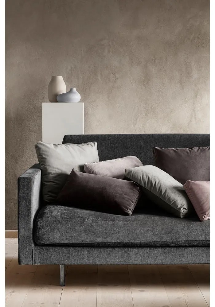 Старорозова калъфка за възглавница с кадифен ефект , 45 x 45 cm - Blomus