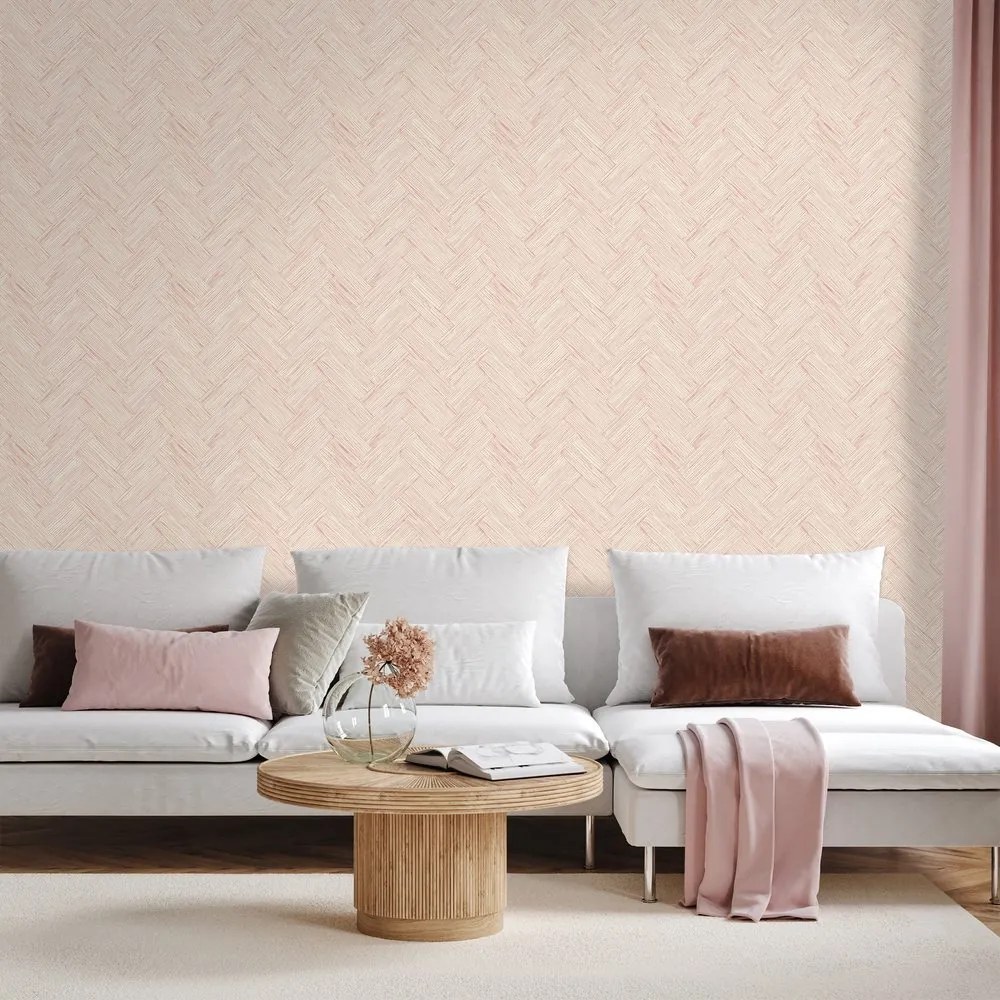 Тапет – Елегантна бежова текстура на плетена кошница