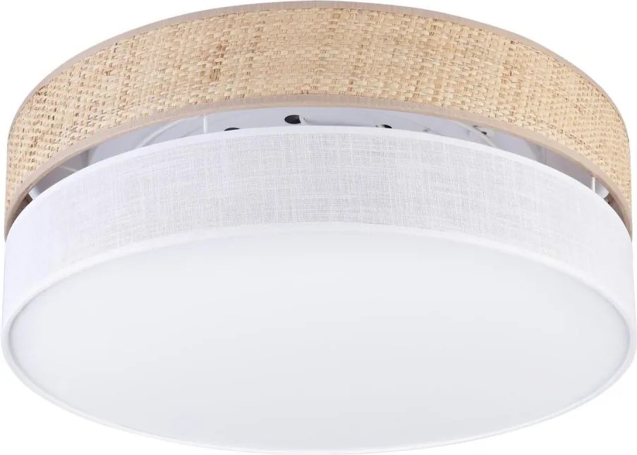 LED таванно осветително тяло SIRJA BOHO LED/36W/230V Ø 45 см бежово/бяло