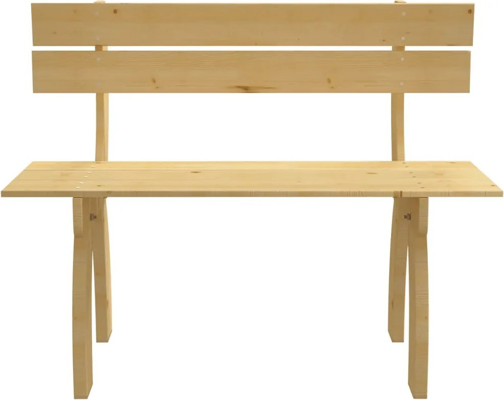 41960 vidaXL Градинска пейка, 150 см, импрегнирано борово дърво