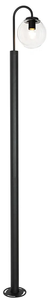 Модерен фенер черен с пластмаса 200 см IP44 - Sfera