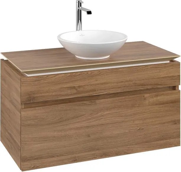 Шкаф Legato, 1000x550x500mm с две чекмеджета, дъб Канзас