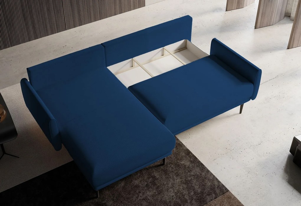 Ъглов диван Солас-син-ляв