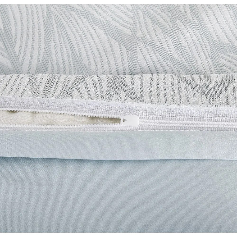 Зелено единично спално бельо от жакард 140x200 cm Florida – My House