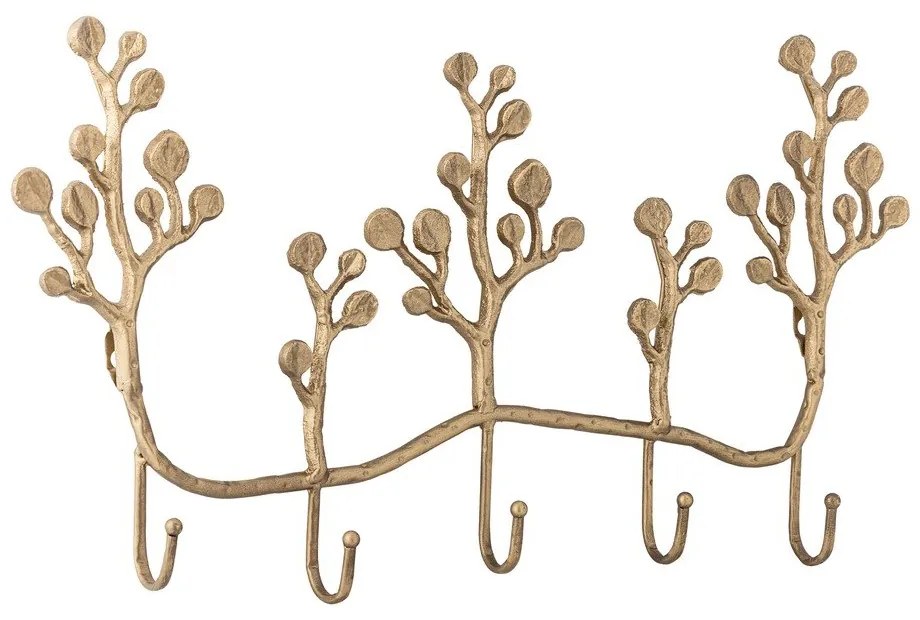 Метална стенна закачалка в златист цвят 57 cm Padova – Bloomingville