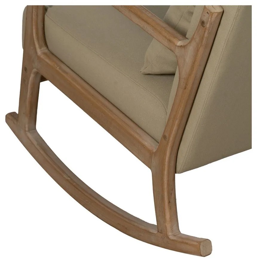 Бежово люлеещо се кресло Weave – Ixia