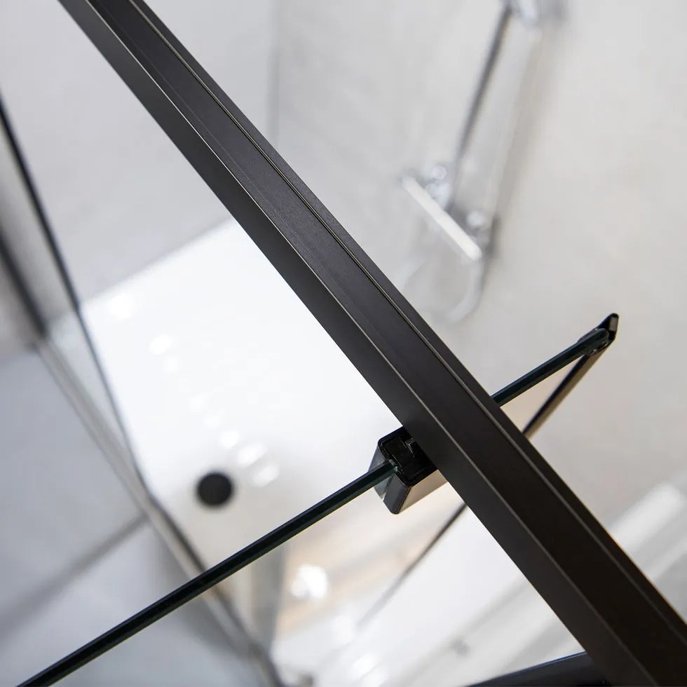 Отваряне на вратата Devon Primus Plus Pivot Infill-107 - 111-Черен