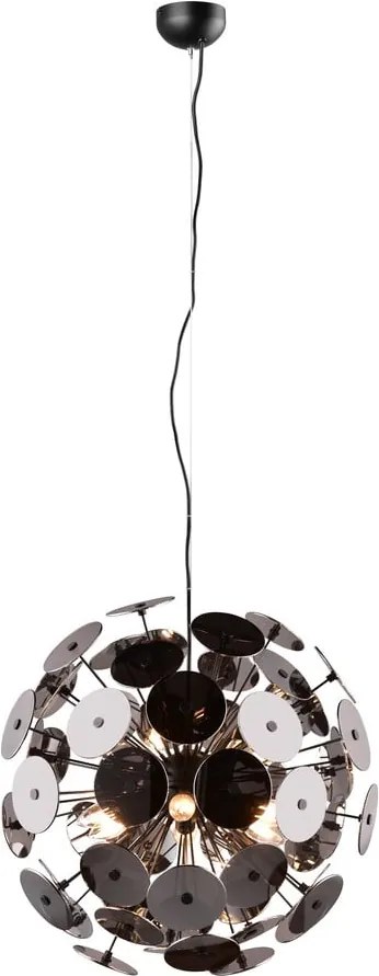 Матово черно висящо осветително тяло Discalgo - Trio