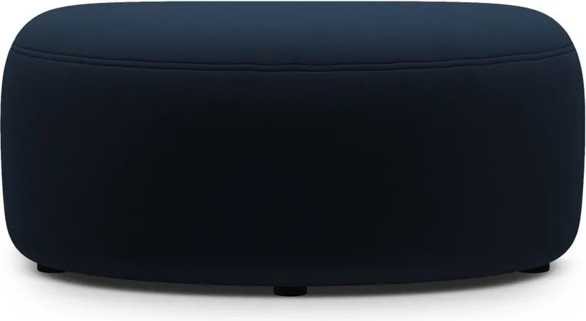 Синя кадифена табуретка Kate – Micadoni