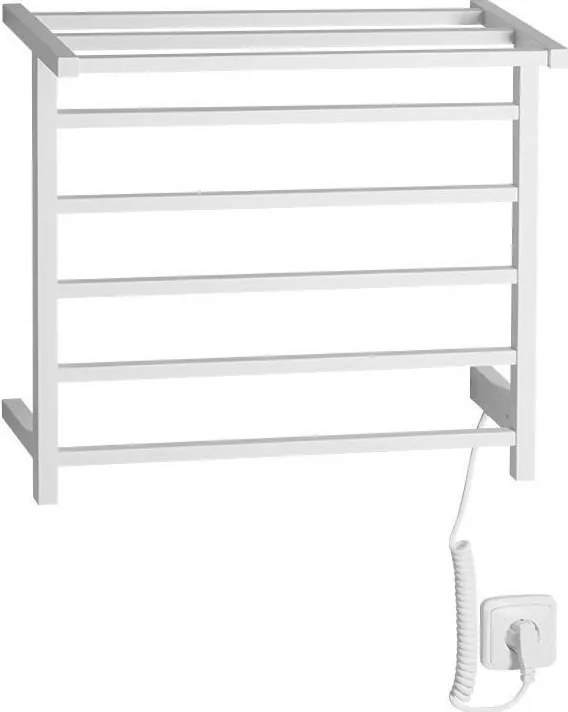 Sapho - Електрически сушилник за кърпи ELZOR 60 W, 47 x 50 см, матово бял