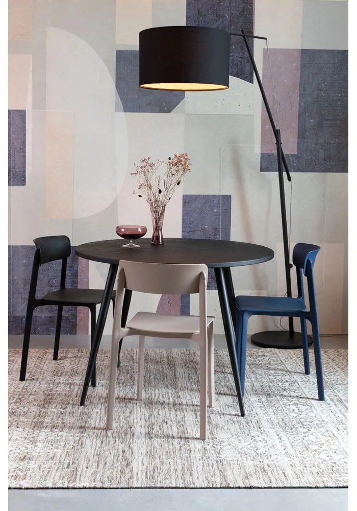 Кръгла маса за хранене от тиково дърво ø 110 cm Mo - White Label